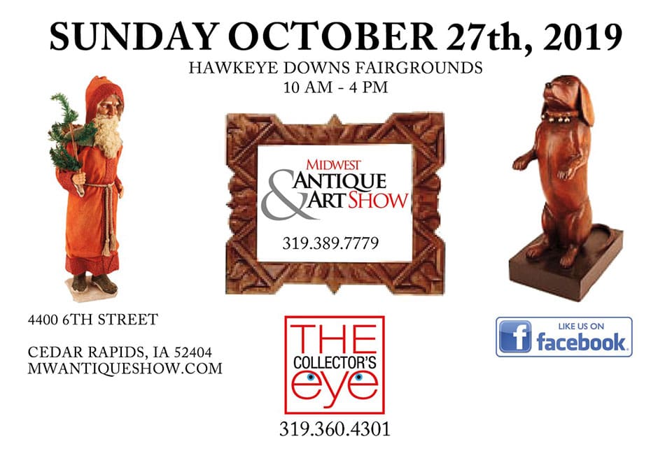 Antiques show in Cedar Rapids, IA